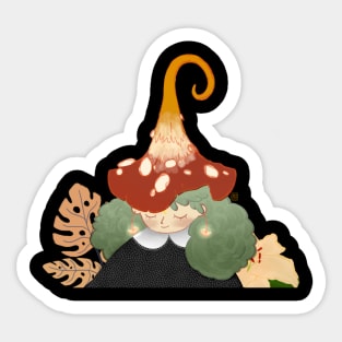 shroom girl Sticker